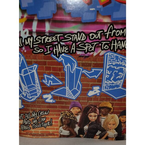 Mattel Flavas Tre Doll Y2K Boombox Music Urban Graffiti Rapper African American - Picture 7 of 16